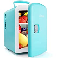 AstroAI Mini Refrigerador- Mini Nevera Portátil para el Skincare 4L 6 Latas de Refrescos- Mini Neveras 220V-12V para…